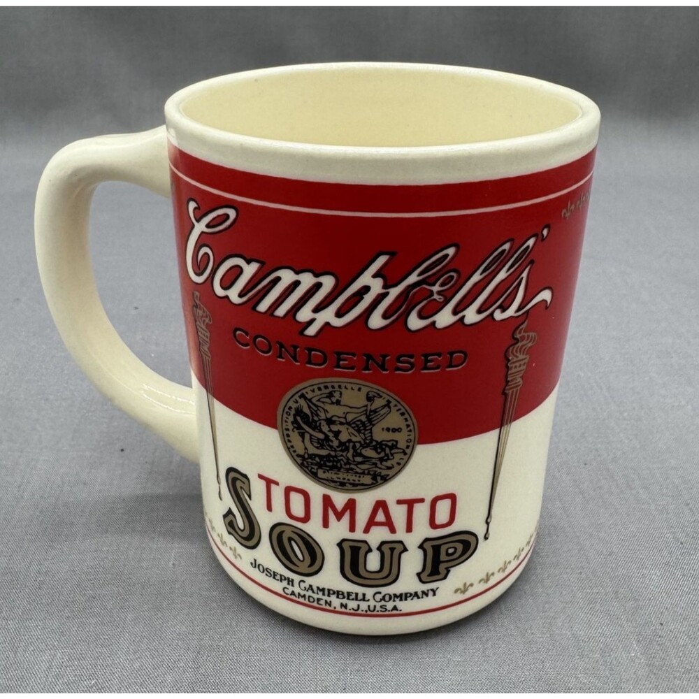 Vintage Mug CAMPBELLS Tomato Condensed Soup Coffee Cup 1970s Made In USA
